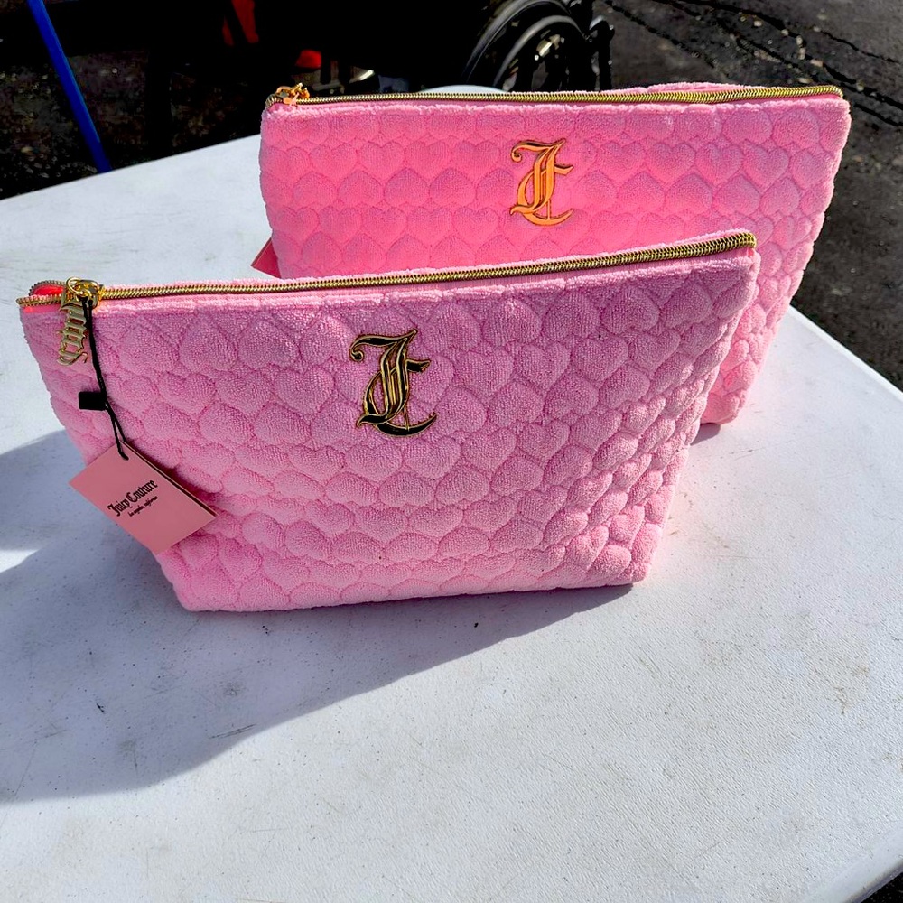 Juicy couture makeup bags